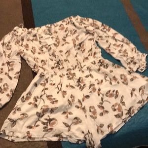 Jumpsuit off shoulder